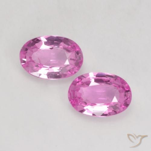 1.15ctw Natürlicher Helles Rosa-Lila Saphir, Oval, VS
