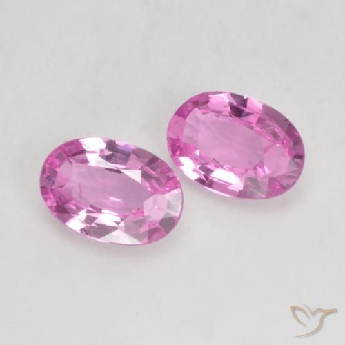1.15 ct natürliche Helles Rosa-Lila Saphir-Edelsteine, Oval, VS