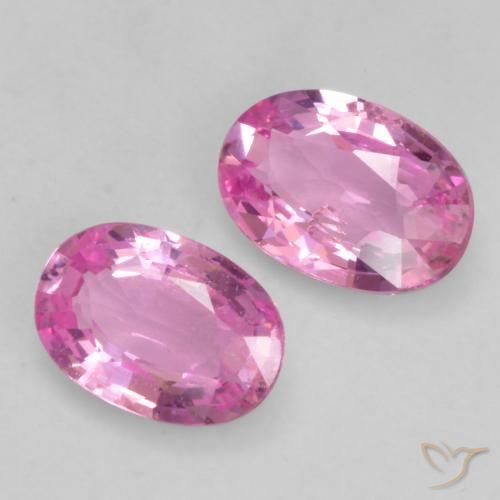 1.16 ct natürliche Purpur Rosa Saphir-Edelsteine, Oval, VS