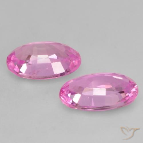 1.16 ct natürliche Purpur Rosa Saphir-Edelsteine, Oval, VS