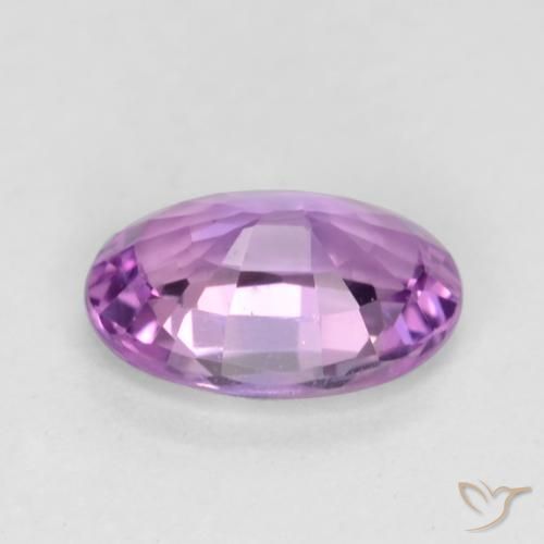 9,17 ctw natürlicher Mittleres Rosa-Lila Saphir, Oval, VS