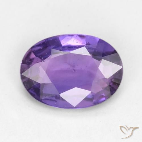 0.51ct Natürlicher Purpur Rosa Saphir, Oval, VS