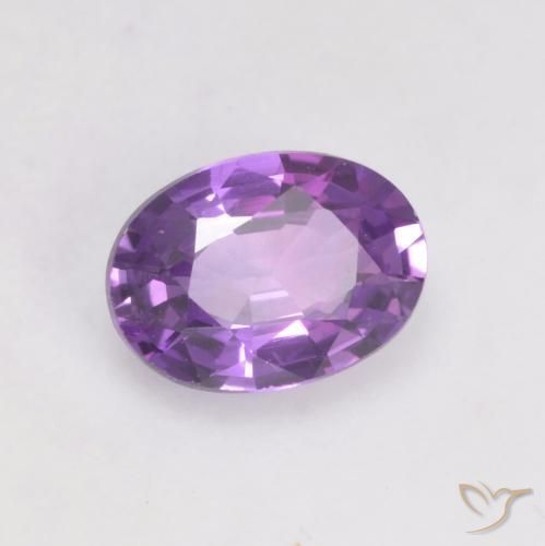 9,17 ctw natürlicher Mittelviolett Saphir, Oval, VS