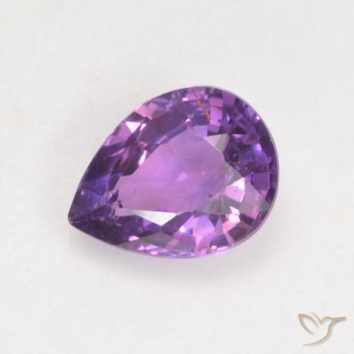 9,17 ctw natürlicher Lebhaftes rosa Violett Saphir, Birnenform, VS