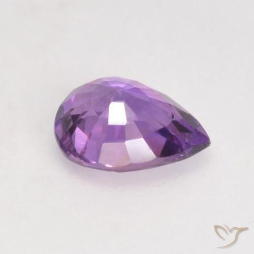 9,17 ctw natürlicher Lebhaftes rosa Violett Saphir, Birnenform, VS