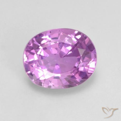 0.59ct Natürlicher Intensives Lila Saphir, Oval, VS