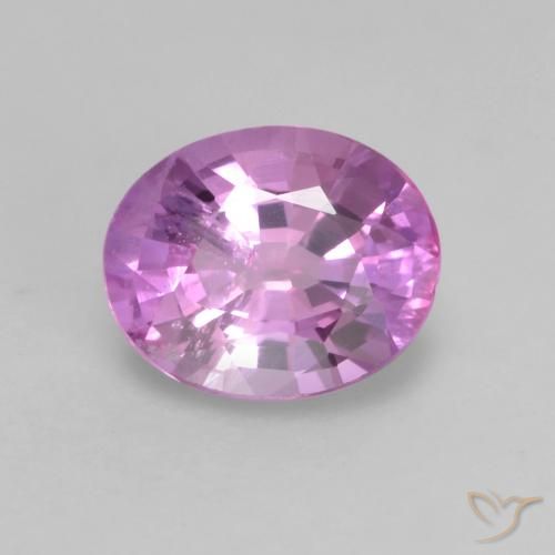 0.53ct Natürlicher Mittelviolett Saphir, Oval, VS