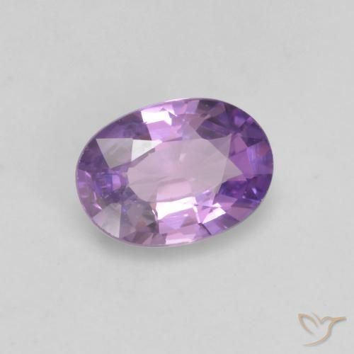 9,17 ctw natürlicher Mittelrosa Violett Saphir, Oval, VS
