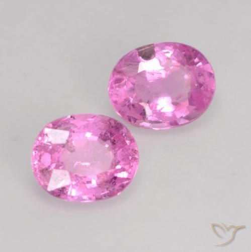 0.98 ct natürliche Intensives Lila Saphir-Edelsteine, Oval, VS