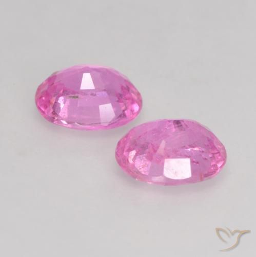 0.98 ct natürliche Intensives Lila Saphir-Edelsteine, Oval, VS