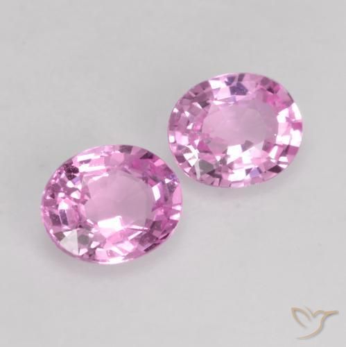 0.78 ct natürliche Intensives Lila Saphir-Edelsteine, Oval, VVS-VS