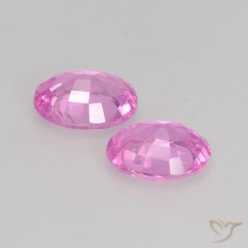 0.79 ct natürliche Intensives Lila Saphir-Edelsteine, Oval, VS