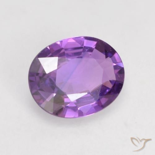9,17 ctw natürlicher Lebhaftes rosa Violett Saphir, Oval, VVS-VS