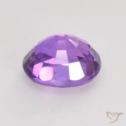 9,17 ctw natürlicher Intensives Rosa-Violett Saphir, Oval, VVS-VS