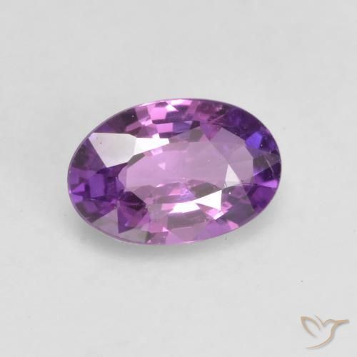 9,17 ctw natürlicher Intensives Rosa-Violett Saphir, Oval, VVS-VS