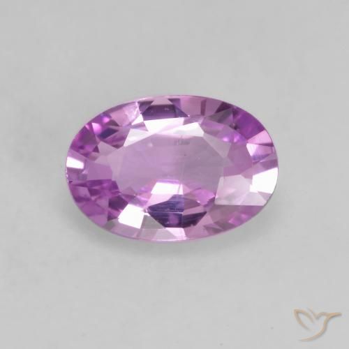 0.52ct Natürlicher Rosaig-lila Saphir, Oval, VS