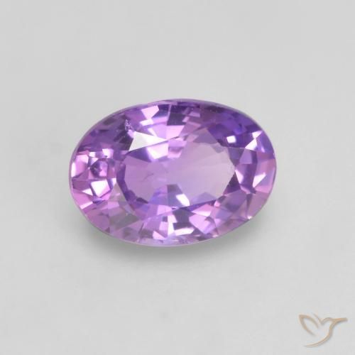 9,17 ctw natürlicher Lebhaftes rosa Violett Saphir, Oval, VS