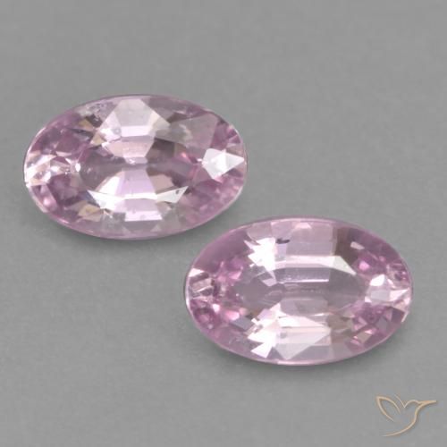 0.56ctw Natürlicher Sehr helles Royal Purple Pink Saphir, Oval, VVS-VS