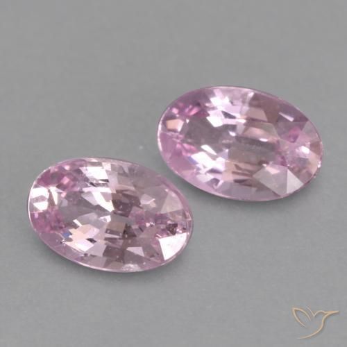 0.56 ct natürliche Sehr helles Royal Purple Pink Saphir-Edelsteine, Oval, VVS-VS