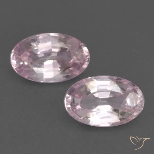 0.61ctw Natürlicher Sehr helles Rosa Saphir, Oval, VVS-VS