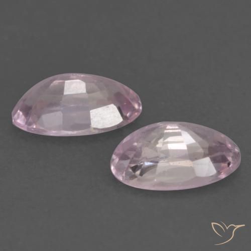 0.61 ct natürliche Sehr helles Rosa Saphir-Edelsteine, Oval, VVS-VS