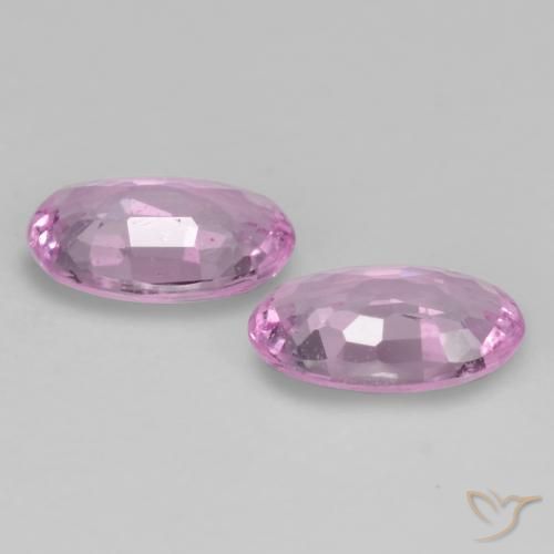 0.53 ct natürliche Helles Royal Lila Pink Saphir-Edelsteine, Oval, VVS-VS