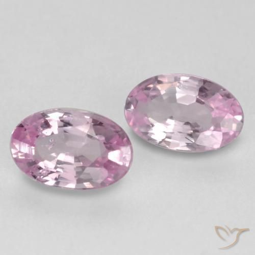 0.51 ct natürliche Sehr helles Kaugummirosa Saphir-Edelsteine, Oval, VVS-VS