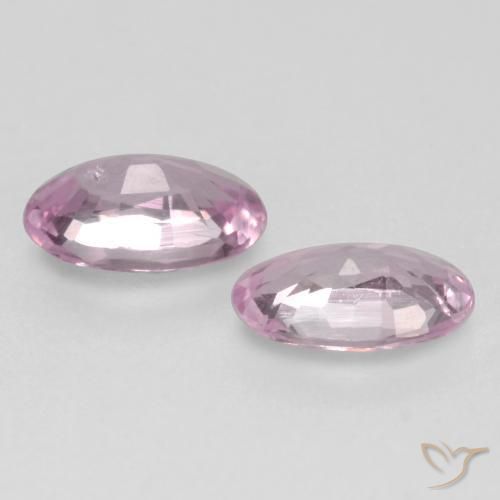 0.51 ct natürliche Sehr helles Kaugummirosa Saphir-Edelsteine, Oval, VVS-VS
