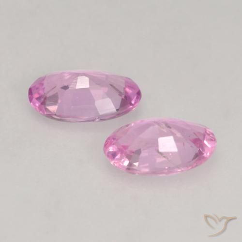 0.48 ct natürliche Intensives Rosa Saphir-Edelsteine, Oval, VVS-VS