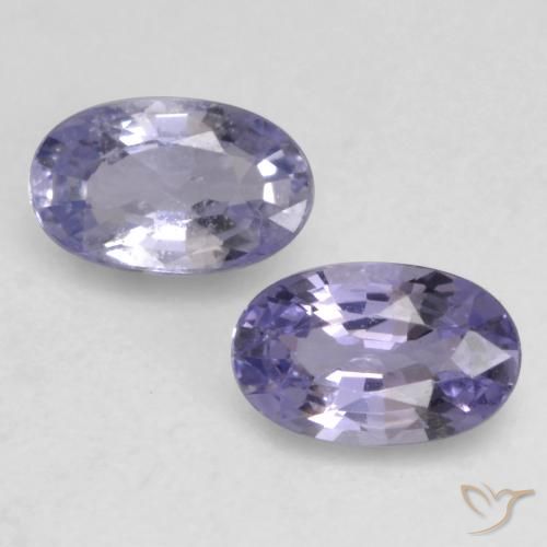 0.67ctw Natürlicher Mittel-helles Violett Saphir, Oval, VVS-VS