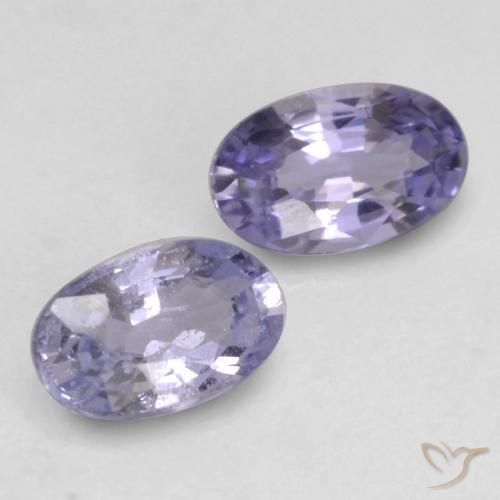 0.67 ct natürliche Mittel-helles Violett Saphir-Edelsteine, Oval, VVS-VS