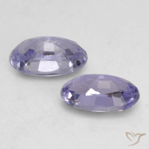 0.67 ct natürliche Mittel-helles Violett Saphir-Edelsteine, Oval, VVS-VS