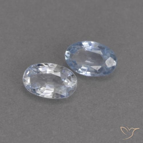 0.58 ct natürliche klar Saphir-Edelsteine, Oval, VVS-VS