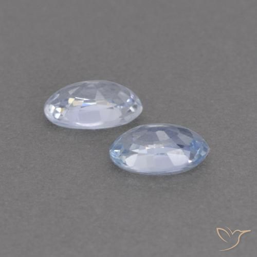 0.58 ct natürliche klar Saphir-Edelsteine, Oval, VVS-VS