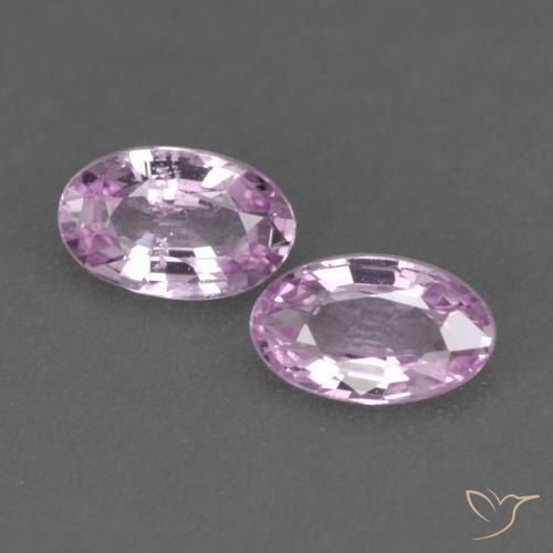 0.48ctw Natürlicher helllila- Saphir, Oval, VVS-VS