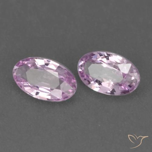 0.48 ct natürliche helllila- Saphir-Edelsteine, Oval, VVS-VS