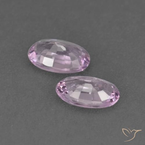 0.48 ct natürliche helllila- Saphir-Edelsteine, Oval, VVS-VS