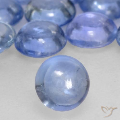 9,17 ctw natürlicher Baby blau Saphir, Runden, Transparent