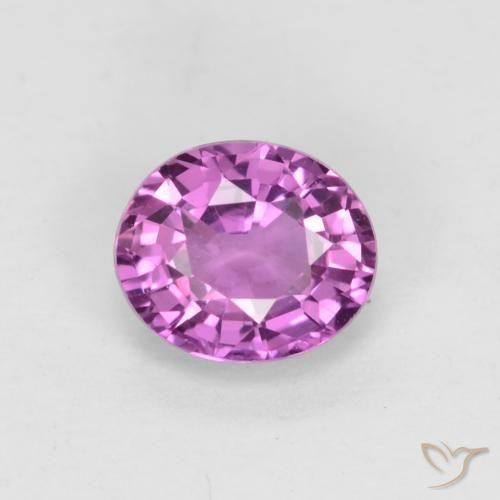 0.67ct Natürlicher violett-lila Saphir, Oval, VVS-VS