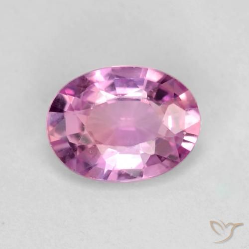 0.58ct Natürlicher Rosaig-lila Saphir, Oval, VS
