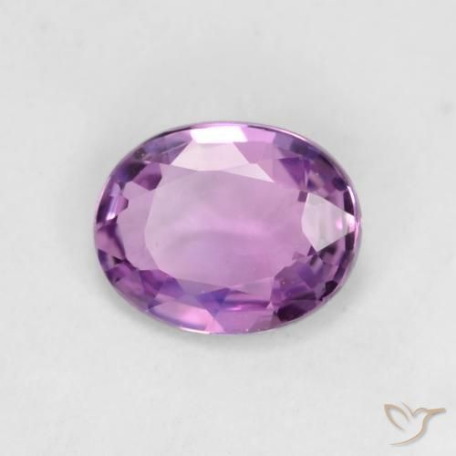 9,17 ctw natürlicher Lebhaftes rosa Violett Saphir, Oval, VVS-VS