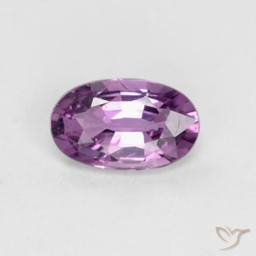 0.40ct Natürlicher Magenta Saphir, Oval, VS, Photo A