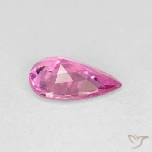 9,17 ctw natürlicher Königslila Rosa Saphir, Birnenform, VS