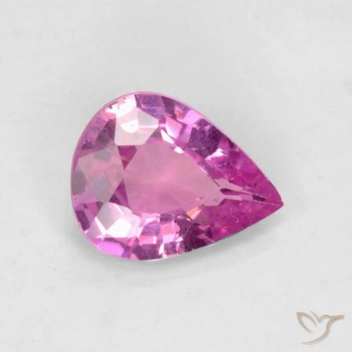 9,17 ctw natürlicher Purpur Rosa Saphir, Birnenform, VS