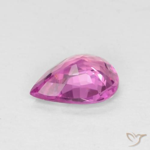 9,17 ctw natürlicher Purpur Rosa Saphir, Birnenform, VS
