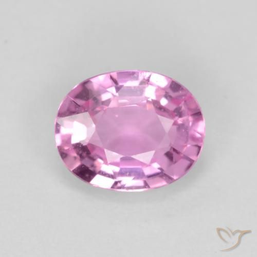0.47ct Natürlicher Purpur Rosa Saphir, Oval, VS