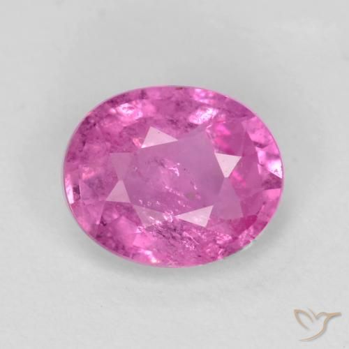 0.73ct Natürlicher Intensives Lila Saphir, Oval, SI