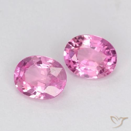 0.84 ct natürliche Königslila Rosa Saphir-Edelsteine, Oval, VS-SI