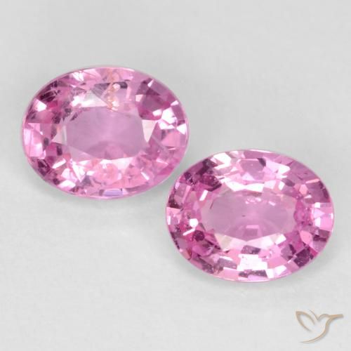 0.80ctw Natürlicher Intensives Rosa Saphir, Oval, VS-SI