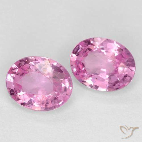 0.80 ct natürliche Intensives Rosa Saphir-Edelsteine, Oval, VS-SI